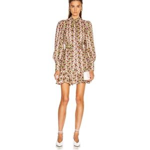 Alexis Mirene Tie-Neck Geometric Print Dress